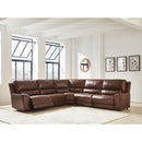  Signature Design by Ashley DeepWakes PCU62607S8 5 pc Power Reclining Sectional IMAGE 2