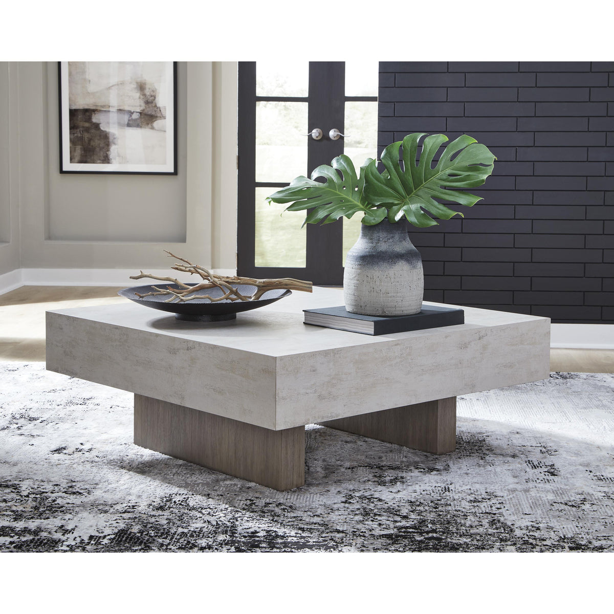 Signature Design by Ashley Jorlaina T622-8 Square Cocktail Table