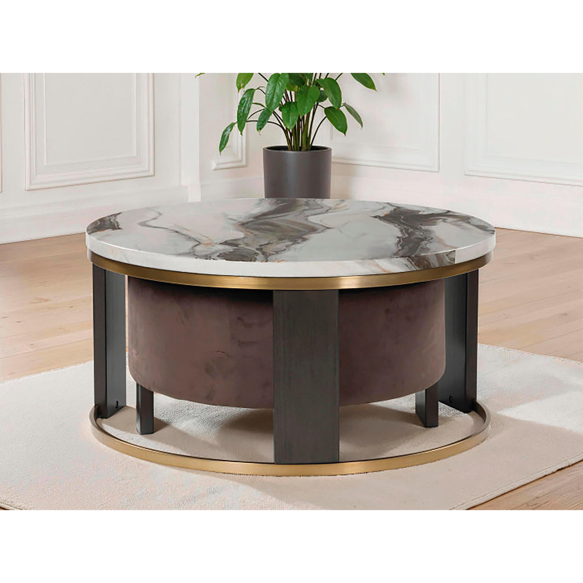 Signature Design by Ashley Jazmore T671T1 Coffee Table and 2 Ends