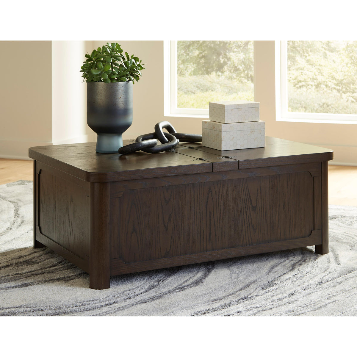 Signature Design by Ashley Breckington T678-20 Cocktail Table with Sto