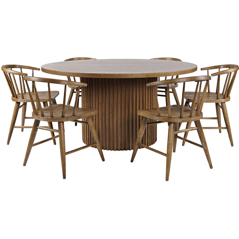 Jofran Dining Tables Round 2421-AUDEN60CSB/T IMAGE 3