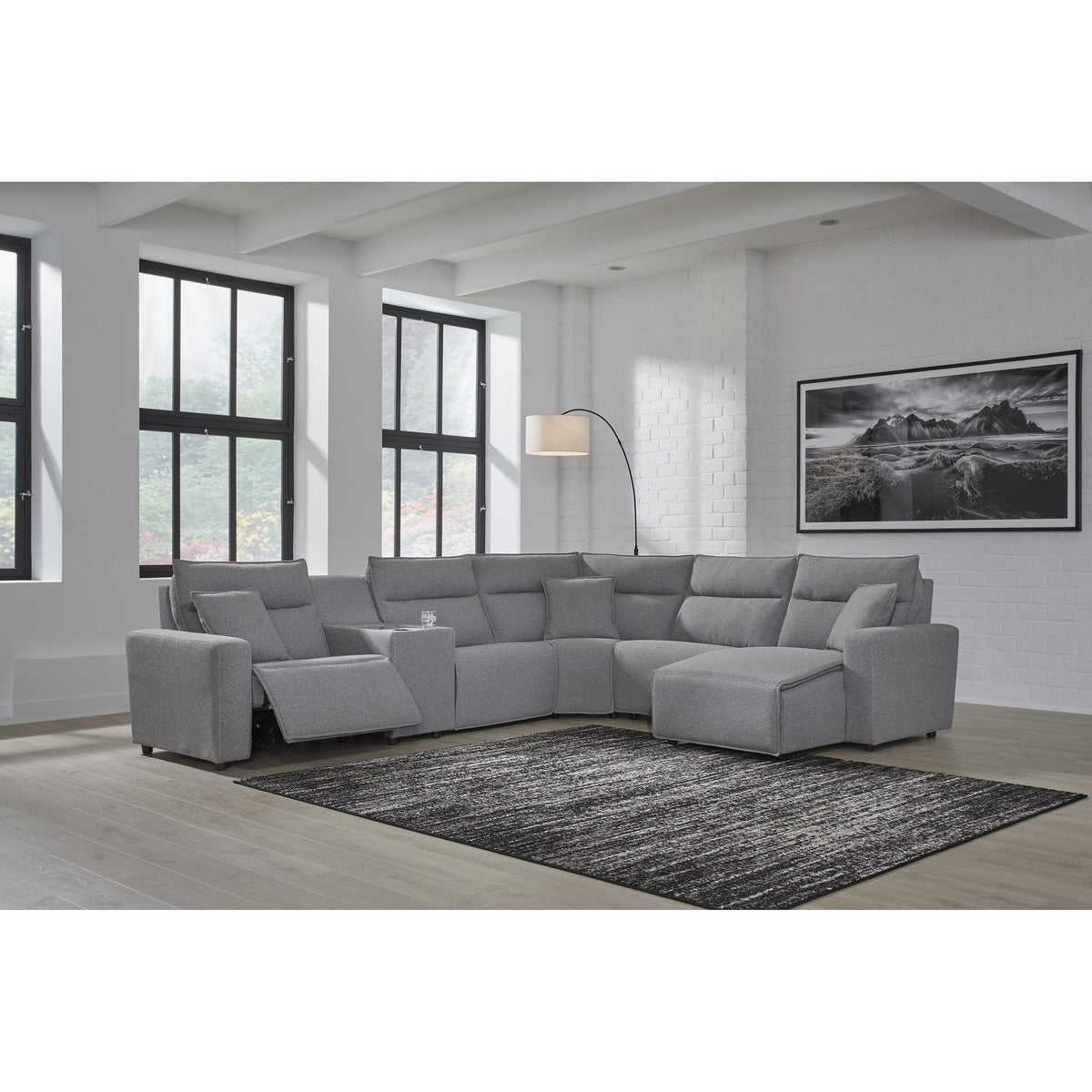 Signature Design by Ashley ModMax II 6590631 Power Armless Recliner wi