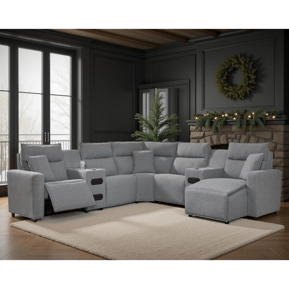 Signature Design by Ashley ModMax II 6590658 LAF Zero Wall Power Recli