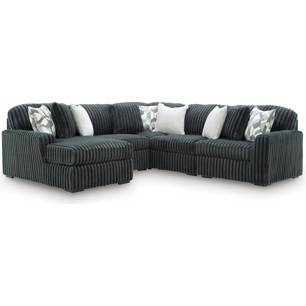 Signature Design by Ashley Midnight-Madness 98105S4 2 pc Sectional Sof