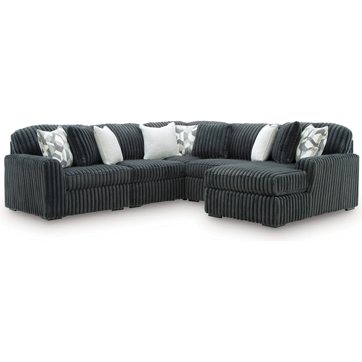 Signature Design by Ashley Midnight-Madness 98105S23 5 pc Sectional wi