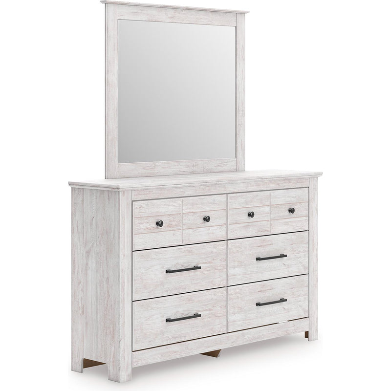 Ashley Furniture Makidern Whitewash Dresser and Mirror (Online Special Price)