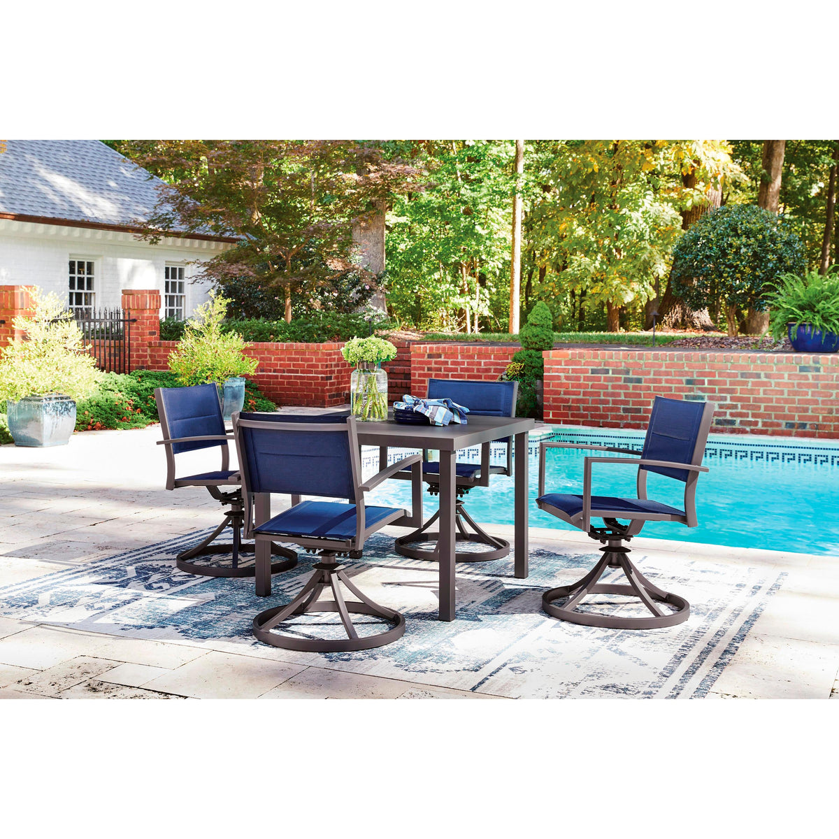 Signature Design by Ashley Rocky Creek PCP326-602A Sling Swivel Chair