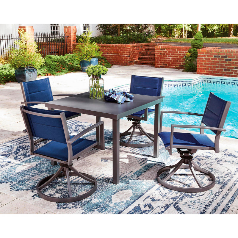 ashley furniture patio umbrellas Rocky Creek Outdoor Dining Table