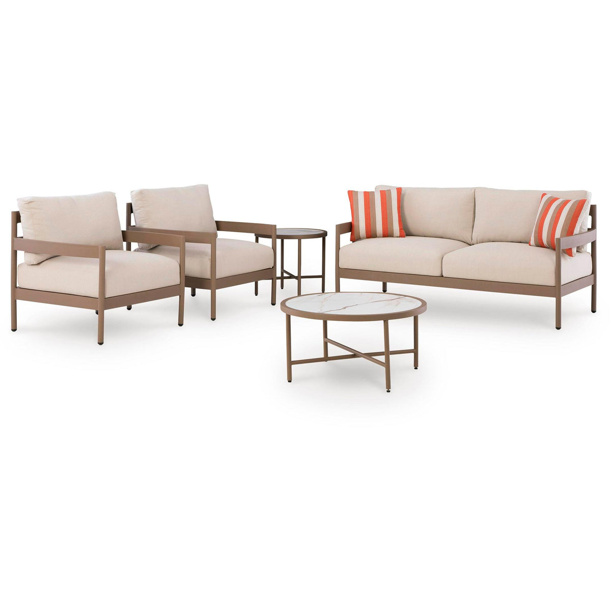 Signature Design by Ashley Bluff Trail PCP383-080 Love/Chairs/Tables S