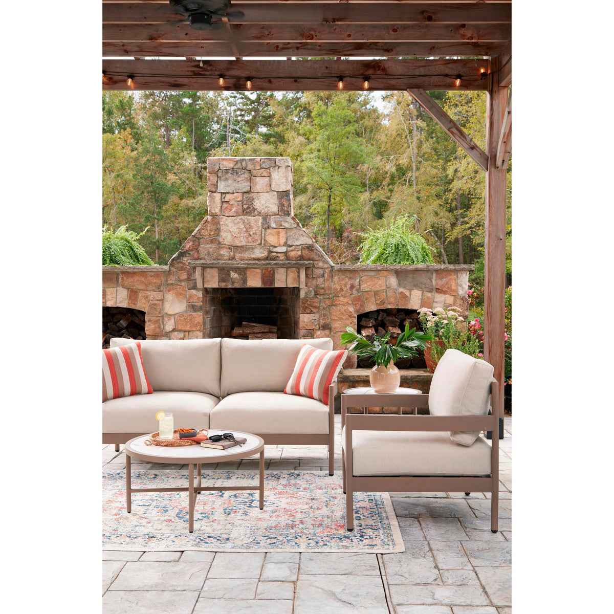 Signature Design by Ashley Bluff Trail PCP383-080 Love/Chairs/Tables S