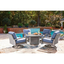  Signature Design by Ashley Half Moon Beach PCP418-821 Swivel Lounge with  Cushion IMAGE 6