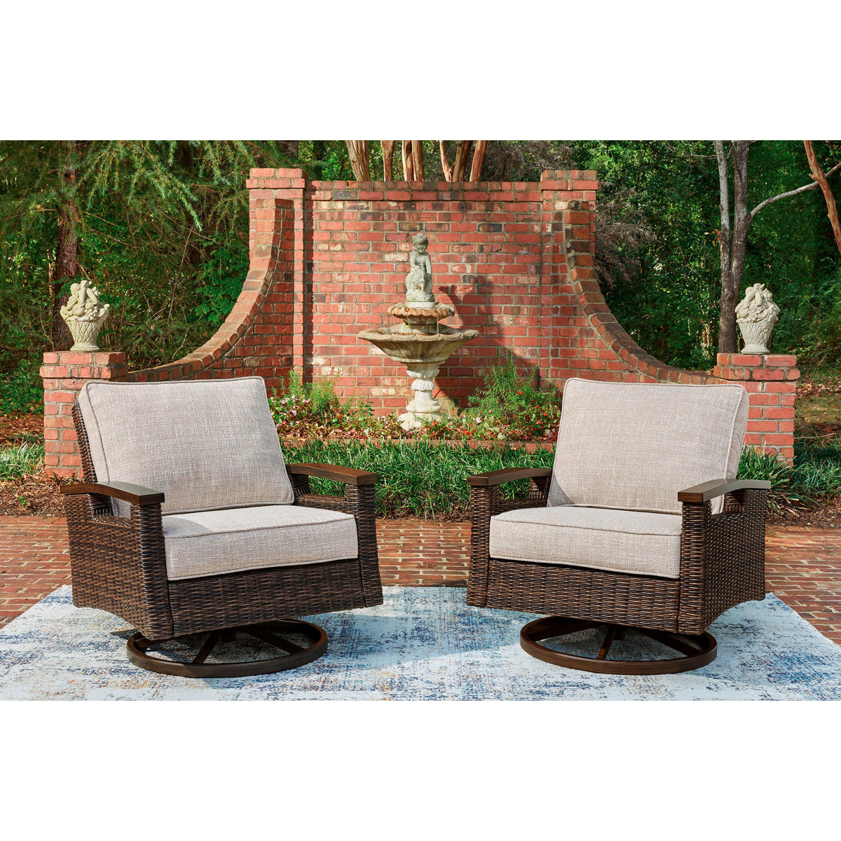 Signature Design by Ashley Monterey Point PCP760-821 Swivel Lounge Cha