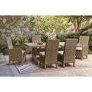  Signature Design by Ashley Laguna Heights PCP790-625 Rectangular Dining Table with Umbrella Option IMAGE 10