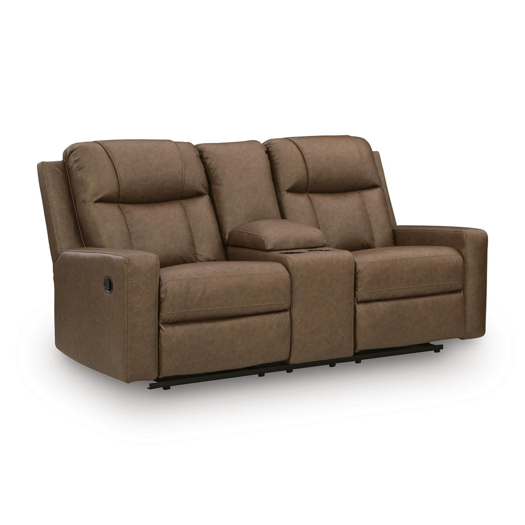 Benchcraft Mackmenville Reclining Loveseat with Console