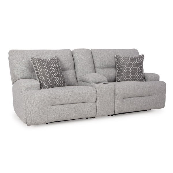 エレガンス 5 5Z-Relaxation Dual Power Leather Reclining Sofa | Ashley
