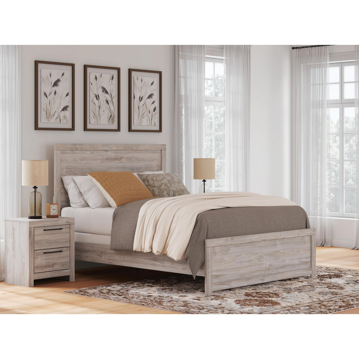 Signature Design by Ashley Broachmyn Queen Panel Bed PCB1120-71/PCB112