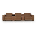  Signature Design by Ashley Magic Man Power Reclining Leather Match 5 pc Sectional PCU1070046A/PCU1070057/PCU1070057/PCU1070058/PCU1070062 IMAGE 1
