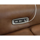  Signature Design by Ashley Magic Man Power Reclining Leather Match 5 pc Sectional PCU1070046A/PCU1070057/PCU1070057/PCU1070058/PCU1070062 IMAGE 4