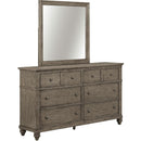  Liberty Furniture Industries Inc. Twin Lakes 6-Drawer Dresser with Mirror 104G-BR-DM IMAGE 1