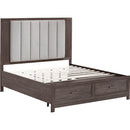  Liberty Furniture Industries Inc. Modern Edge Queen Upholstered Platform Bed with Storage 313-BR-QSB IMAGE 2