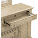  Liberty Furniture Industries Inc. Summer House 5-Drawer Dresser with Mirror 607N-BR-DM IMAGE 7