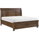  Homelegance Begonia California King Platform Bed with Storage 1718KBR-1CK* IMAGE 1