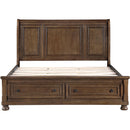  Homelegance Begonia California King Platform Bed with Storage 1718KBR-1CK* IMAGE 4