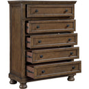  Homelegance Begonia 5-Drawer Chest 1718BR-9 IMAGE 3
