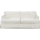  Fusion Furniture Sutton Stationary Fabric Sofa Sutton 9900-00 Sofa - Snow IMAGE 1